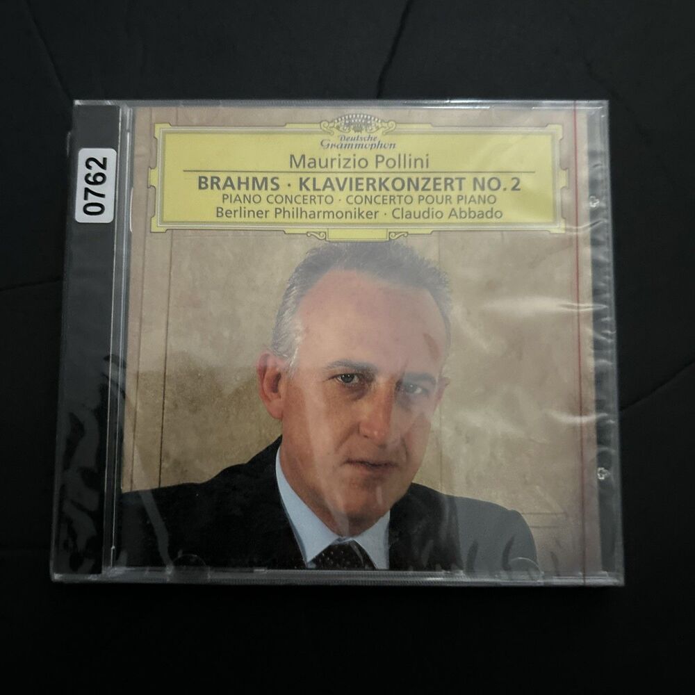 Brahms: Piano Concerto No. 2 Pollini Abbado Berlin Philharmonic, unopened-762